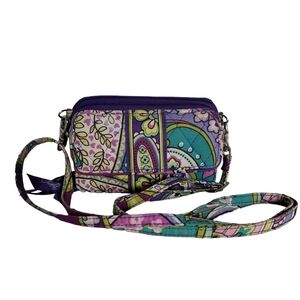 Vera Bradley Heather All In One Swing Pack Wallet Shoulder BAG Women's WOMAN'S